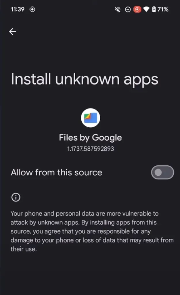 autoriser l'application Avia Masters